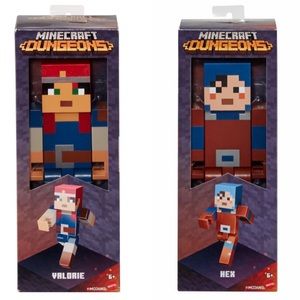 Minecraft Large Hex and Valorie Figure 8.5" NEW